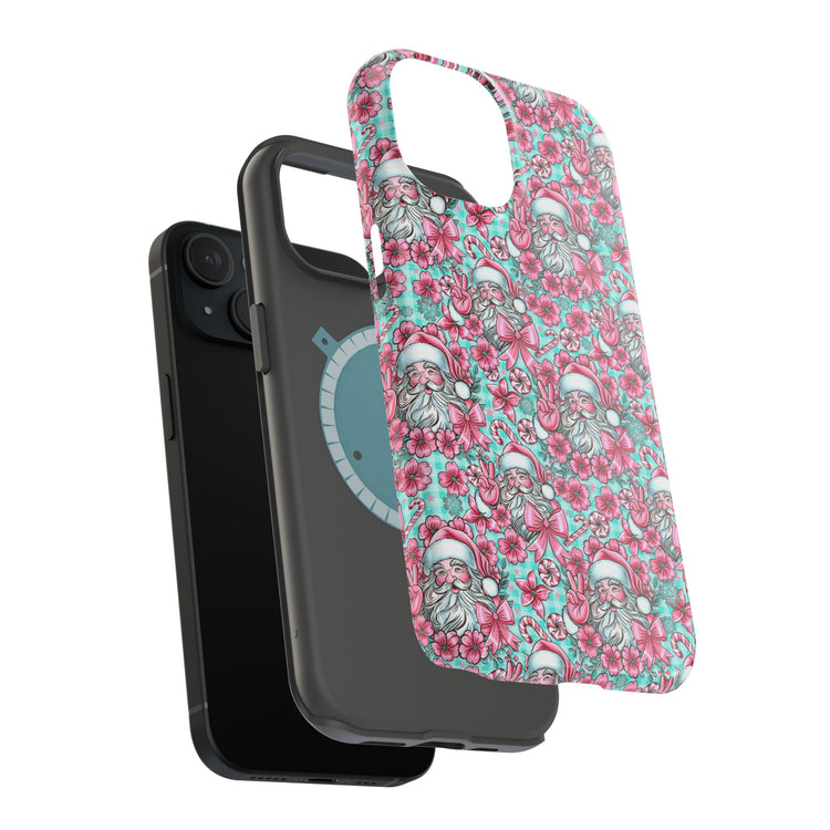 Pink Santa Magnetic Tough Cases