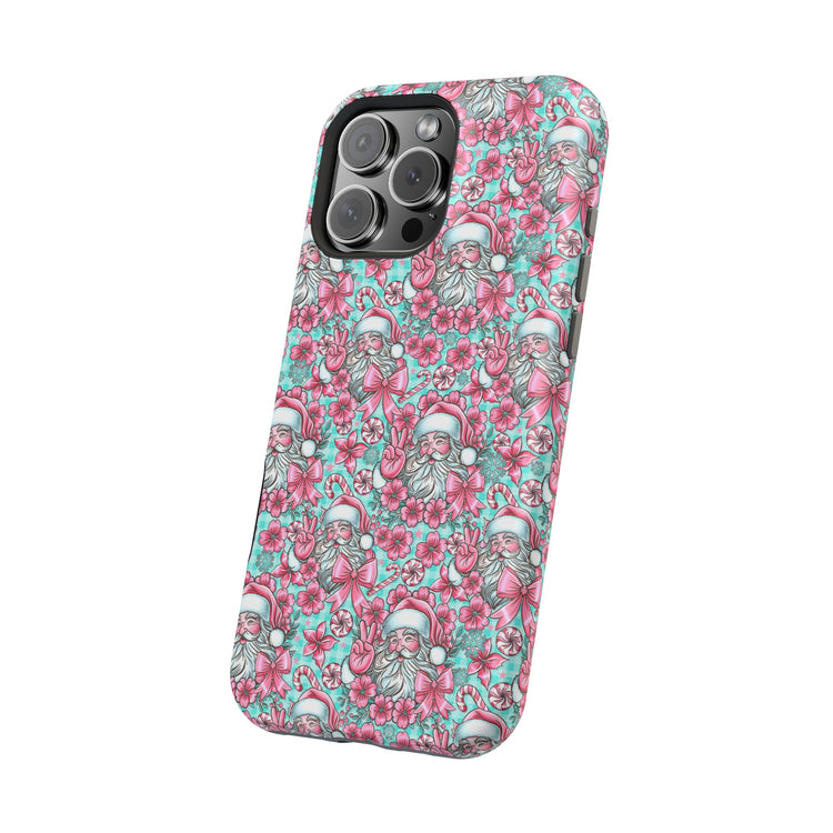 Pink Santa Magnetic Tough Cases