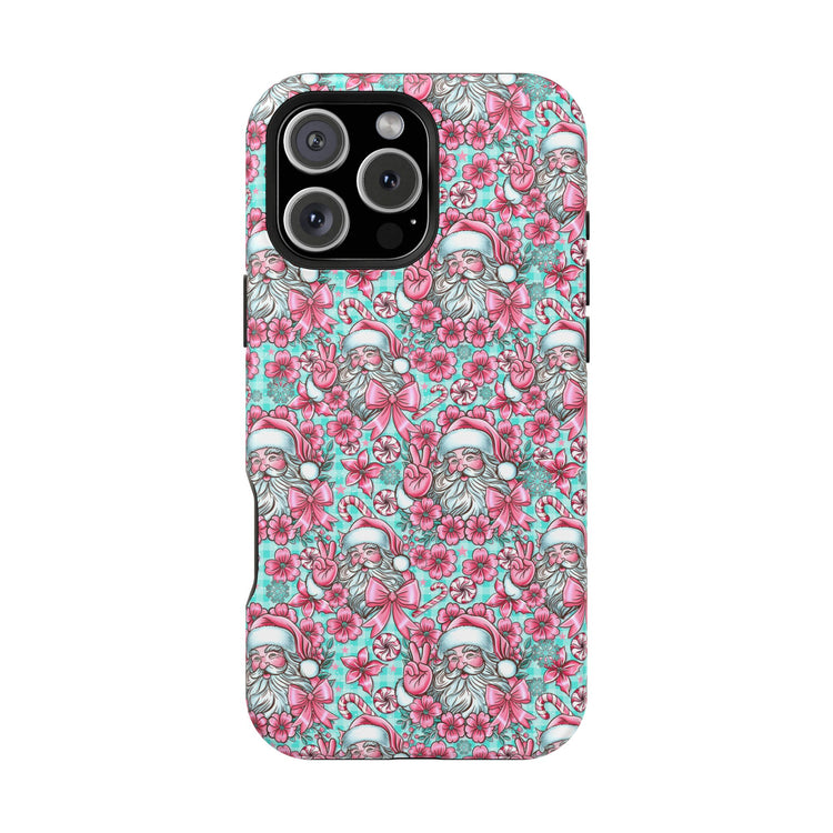 Pink Santa Magnetic Tough Cases