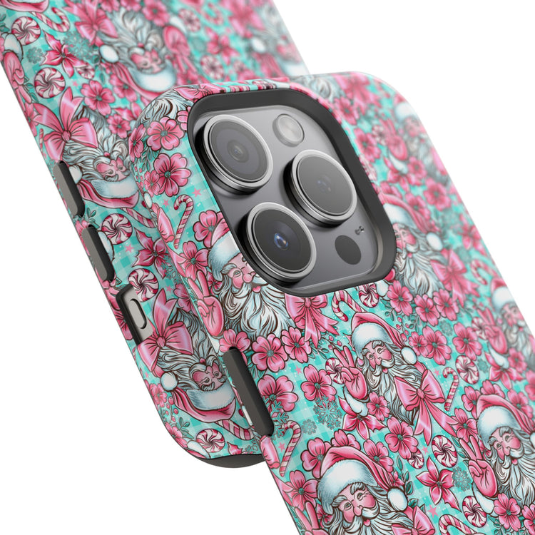 Pink Santa Magnetic Tough Cases
