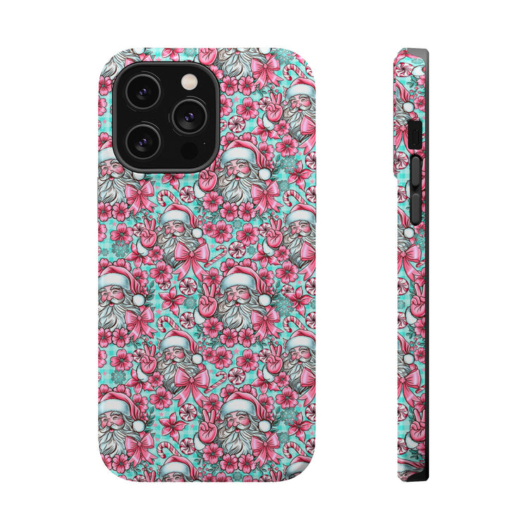 Pink Santa Magnetic Tough Cases