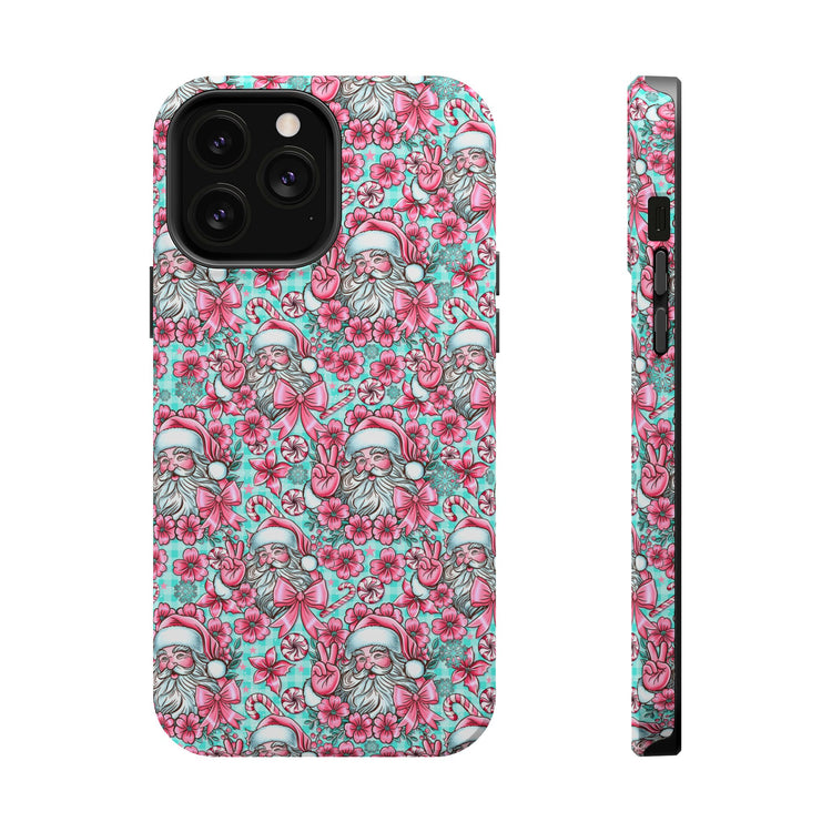 Pink Santa Magnetic Tough Cases