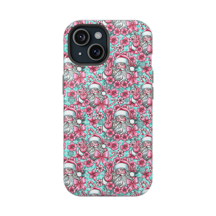 Pink Santa Magnetic Tough Cases