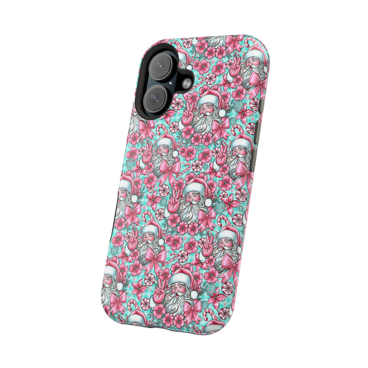 Pink Santa Magnetic Tough Cases