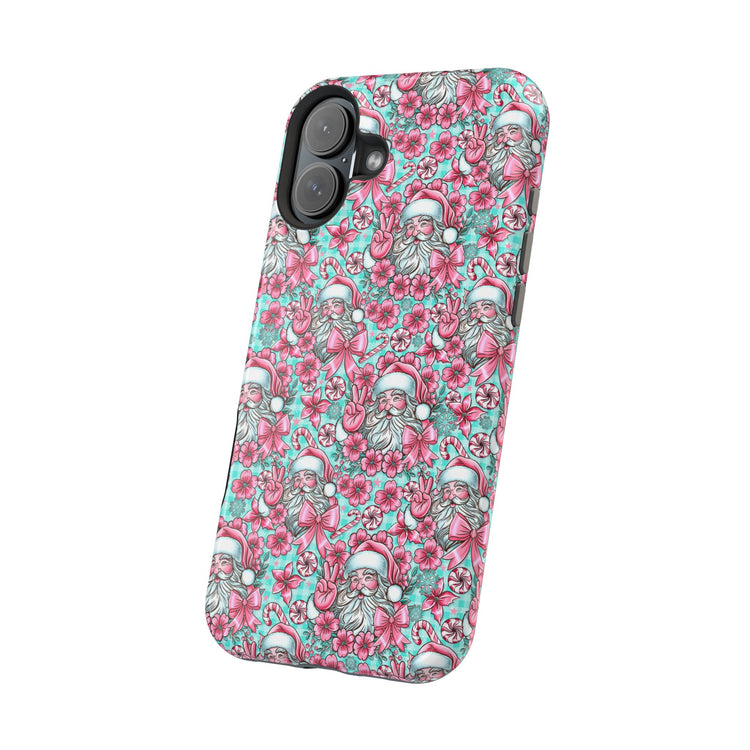 Pink Santa Magnetic Tough Cases