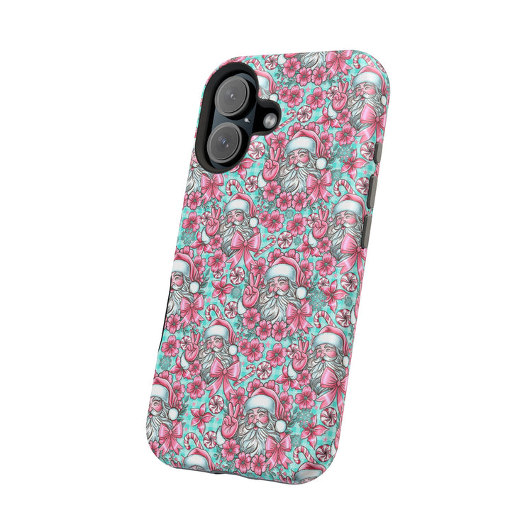 Pink Santa Magnetic Tough Cases