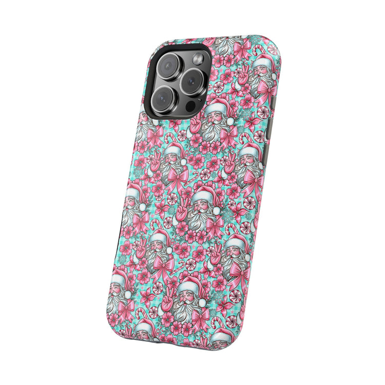 Pink Santa Magnetic Tough Cases
