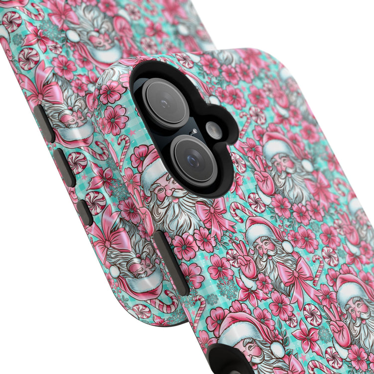 Pink Santa Magnetic Tough Cases