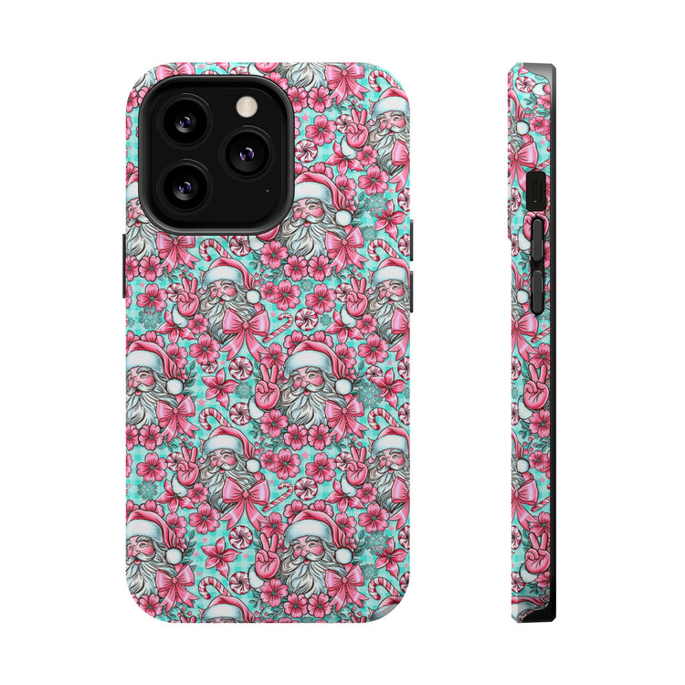Pink Santa Magnetic Tough Cases