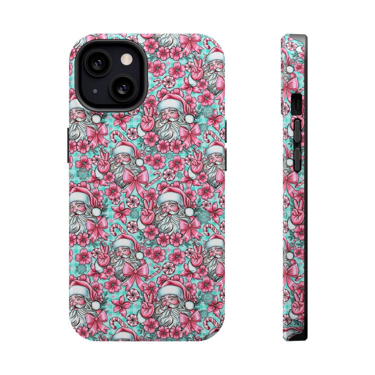 Pink Santa Magnetic Tough Cases
