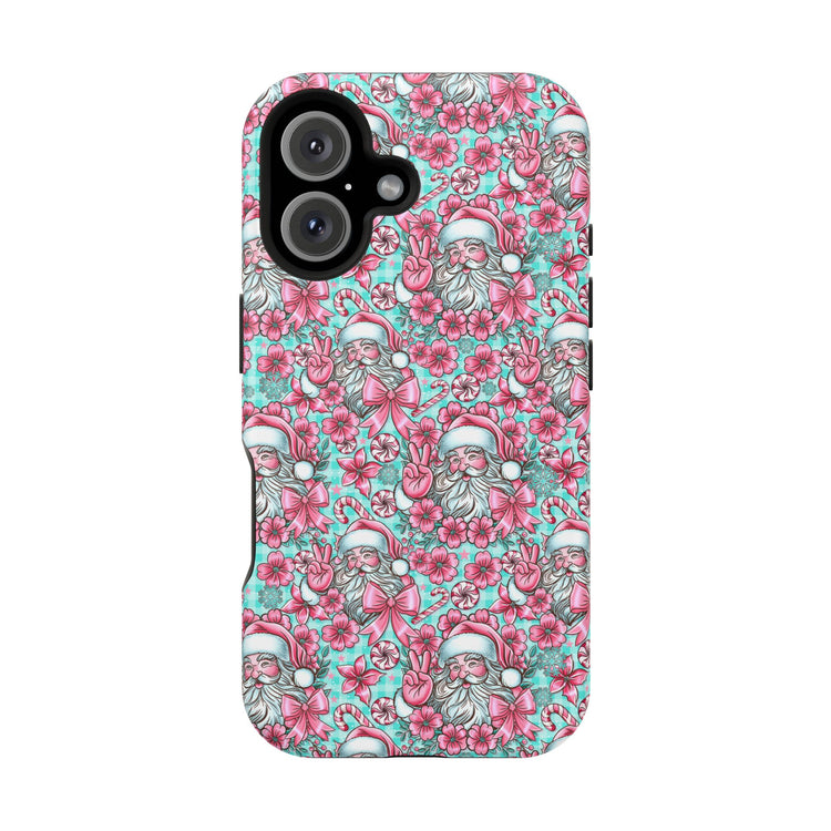Pink Santa Magnetic Tough Cases