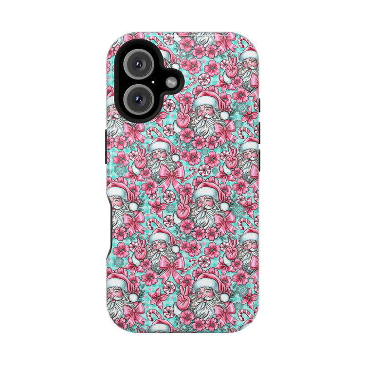 Pink Santa Magnetic Tough Cases