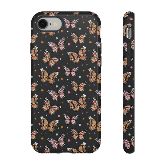 Butterfly Phone Case, Floral Cottagecore tough case Case, Cute Nature Phone Cover