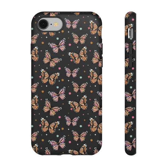 Butterfly Phone Case, Floral Cottagecore tough case Case, Cute Nature Phone Cover