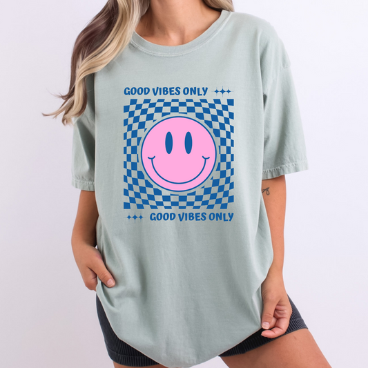 Comfort Colors® Good Vibes Only, Mama Shirt, Mom Shirt, Retro Mom Shirt, Gift For Mom, Mothers Day Gift, Gift for Her